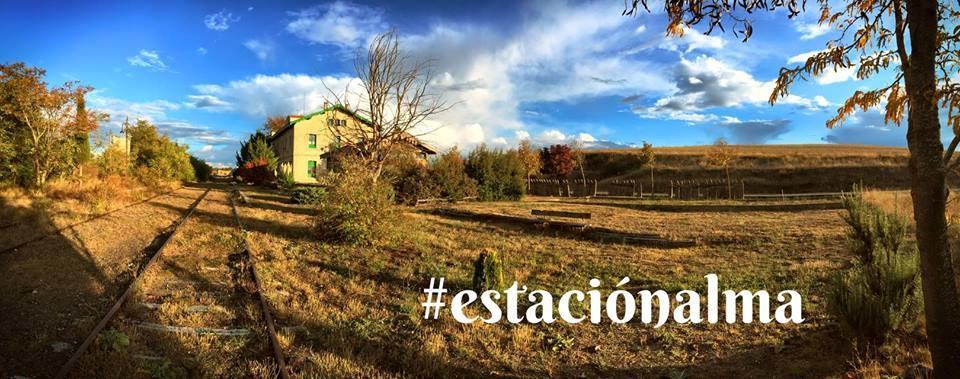 Hotel Rural La Estacion Del Alma Альмасан Экстерьер фото